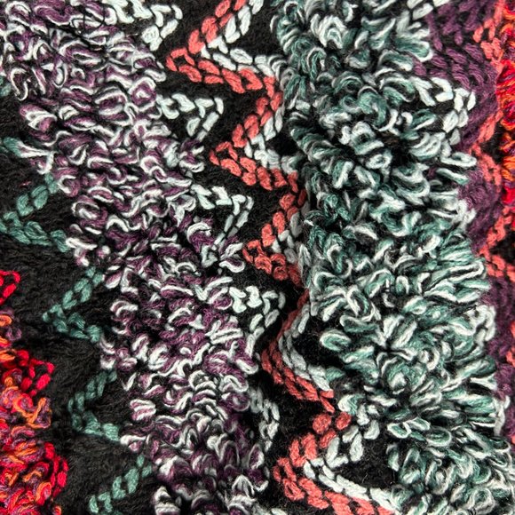 TPO Time Place Occasion Sweater Vest One Size Multicolor Acrylic Knit Chevron - Picture 5 of 6